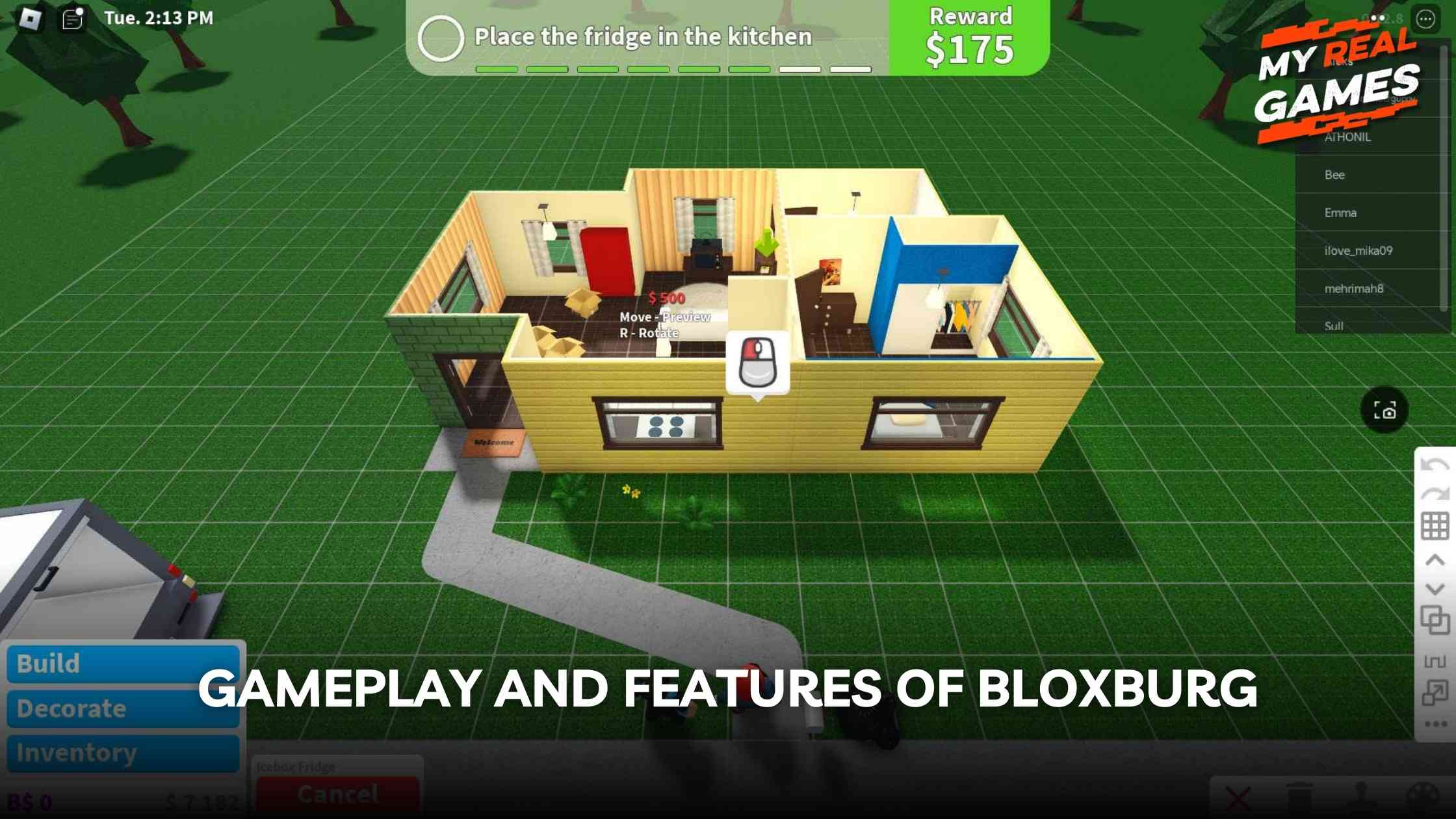 Gameplay and Features of Bloxburg