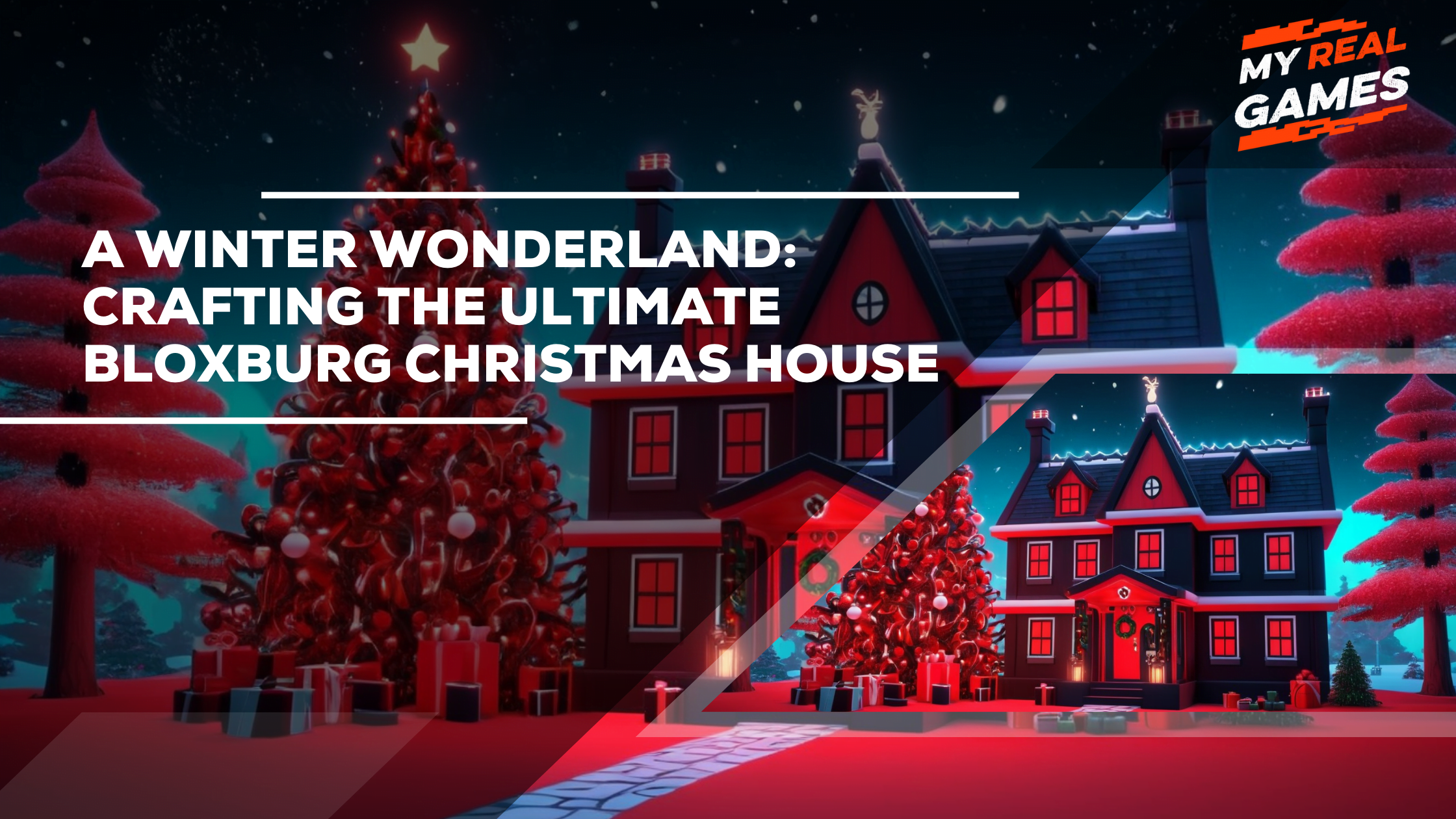 Bloxburg Christmas House: A Winter Wonderland