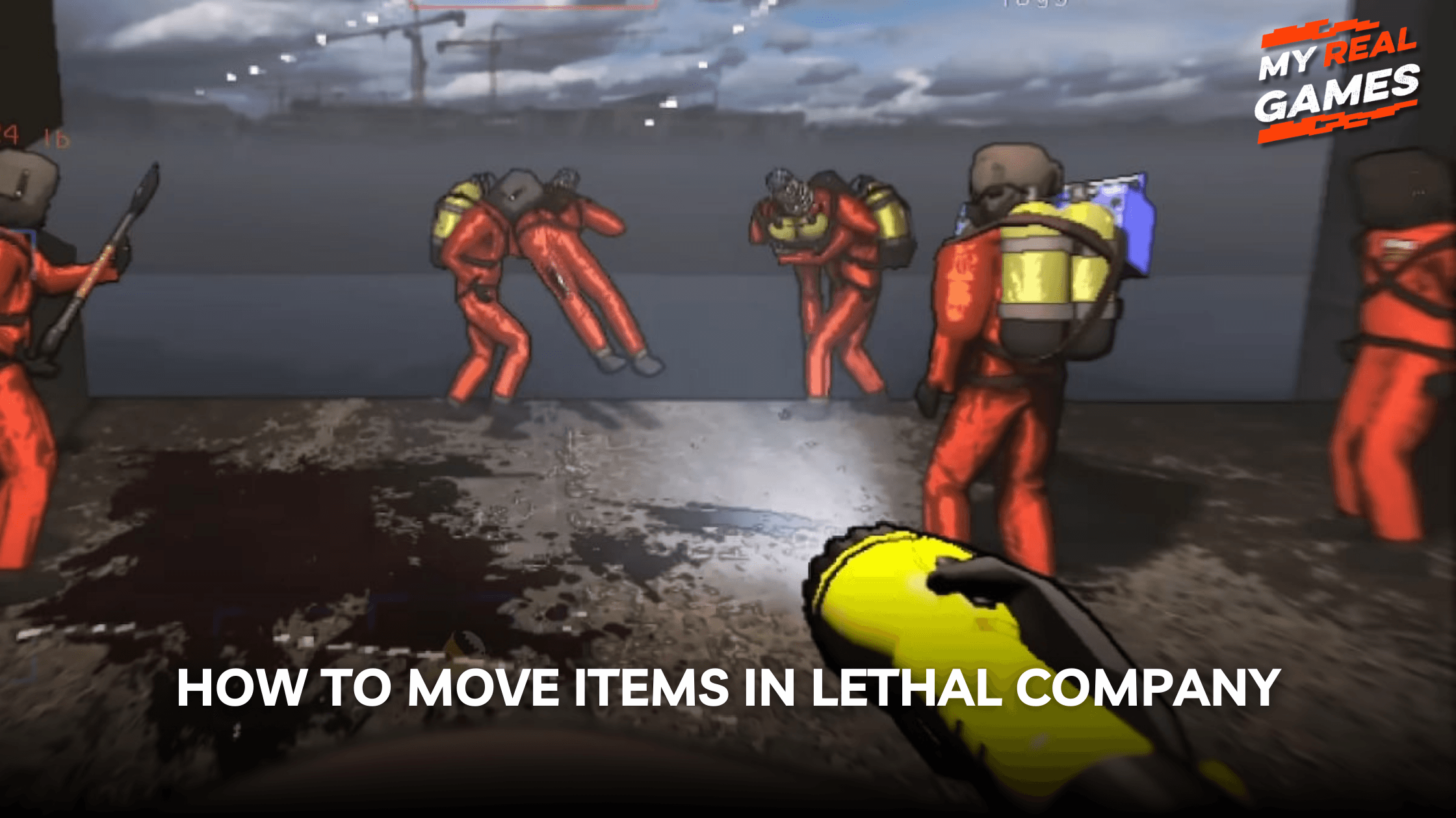 How to move items in lethal Company