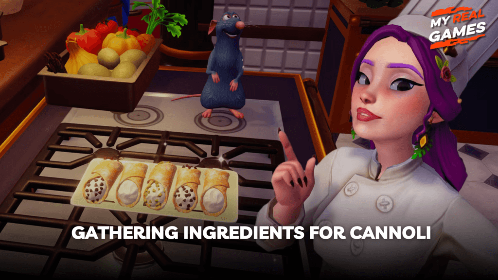 Gathering Ingredients for Cannoli